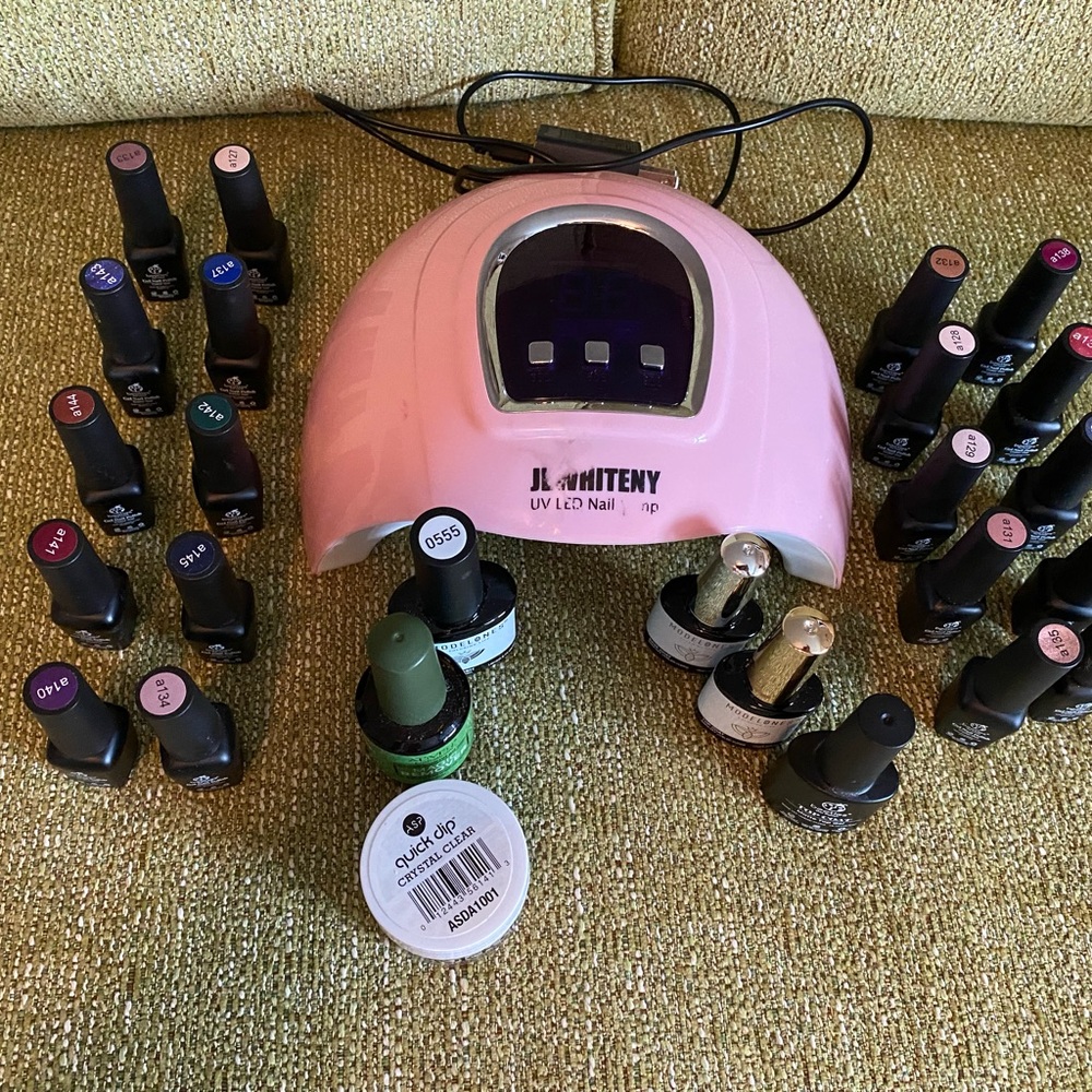 Pink UV LED Nail Lamp